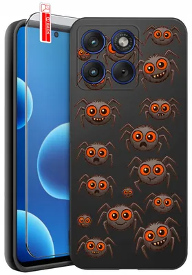 Produktbild von Hülle für Motorola Edge 70 | Designs | Mattes Silikon-Case + 9H-Glas