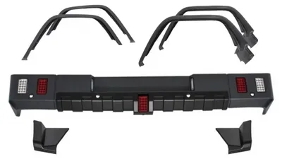 Produktbild von Heckstoßstange & Kotflügelverbreiterung Radkästen für Mercedes G W463 89-13 G63 G65 Look.