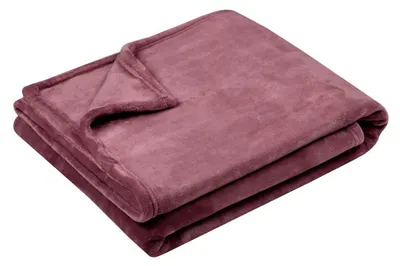 Immagine prodotto di Coperta/copridivano Maribelle - Melanzana - 130 x 160 cm - in pile