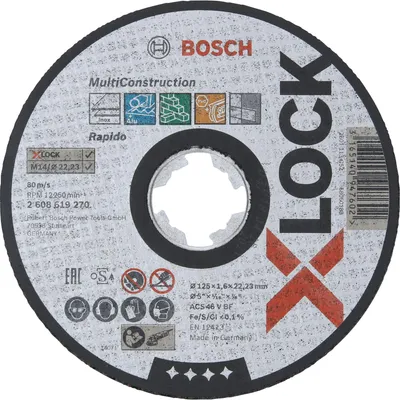 Produktbild von PRO Multi Material X-Lock Trennscheibe, 125 x 1.6 x 22,23 mm