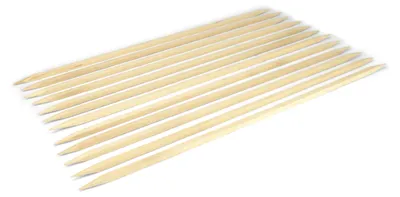 Immagine prodotto di Spiedini di ricambio per il supporto Steckerlfisch - 12 pezzi da 60 cm - affilati su entrambi i lati - legno di faggio naturale