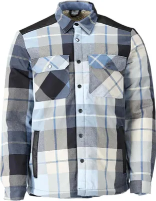 Produktbild von MASCOT Thermo-Flanellhemd CUSTOMIZED 23104 schwarzblau/kariert Uni, 4XL