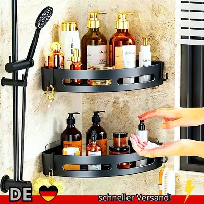 Produktbild von 3 2 1 Stück Stark Klebend Ohne Bohren Duschregal Aufbewahrung Verbessert
