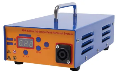 Produktbild von Induktionsheizer zur Dellenentfernung - Dellenzieherset - Sicherer Wärmeschutz - 220 V - Eisen und Kunststoff - Aluminiumkoffer