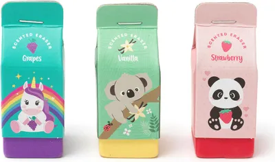 Image de Legami Scented Eraser Yummy Yummy, 3-pièces, gomme parfumée, gomme, ERA0001