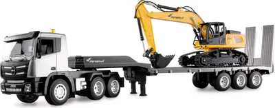 Produktbild von 2-in-1 Tieflader/Bagger-Set G836E/G041E 1:24 RTR von AMEWI