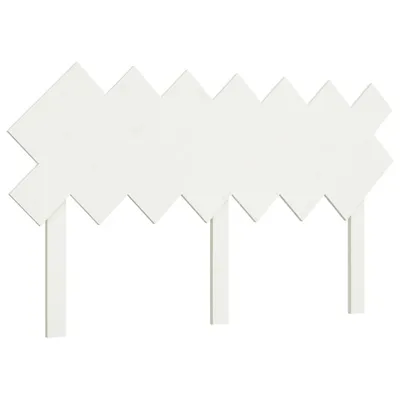 Obrázek produktu pro vidaXL Čelo postele bílé 141x3x80,5 cm Masivní borovicové dřevo