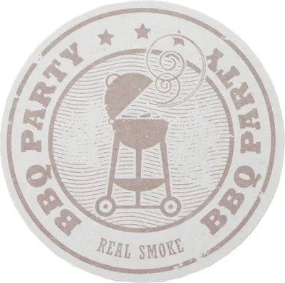 Produktbild von Bierdeckel BBQ Party Real Smoke, Ø 10,7 cm, 100 Stück