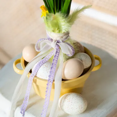 Produktbild von Puteneier zur Bastel- und Osterdekoration für kreative DIY-Ideen, 10 Stück