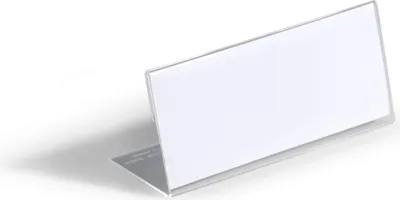 Produktbild von DURABLE Tischnamensschild L-Aufsteller 61x150 mm 10 St.