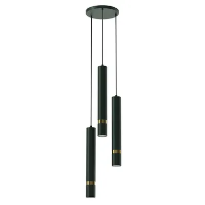 Immagine prodotto di Lampada a sospensione JOKER VERDE/ORO 3xGU10