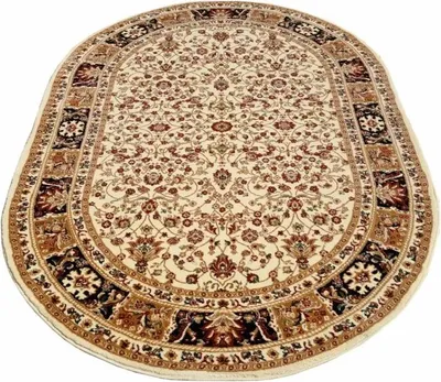 Immagine prodotto di Tappeto a motivi 70x140 cm LUCHO ovale - crema
