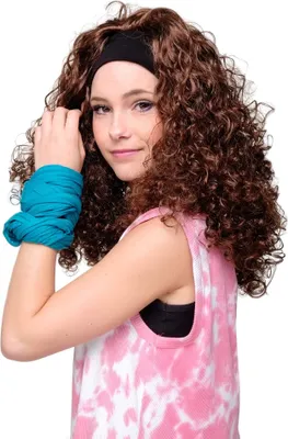 Produktbild von WIG ME UP LOCKENPRACHT Perücke mit Stirnband BRAUN LM-153