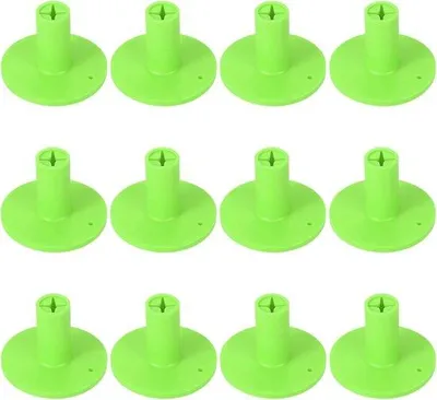 Immagine prodotto di Tee da golf - Supporto flessibile per l'allenamento - Esercizio di golf - Materiale elastico in gomma - Larghezza 55 mm - Verde