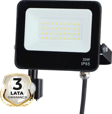 Immagine prodotto di Faretto LED 30W 4000K con sensore di movimento PIR IP65 Eko-Light