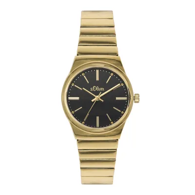 Produktbild von s.Oliver Damen-Armbanduhr Analog Quarz IP Gold SO-15128-MQR