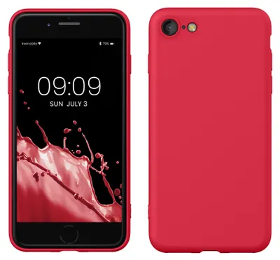 Produktbild von kwmobile Handyhülle für iPhone SE 2022 Hülle / iPhone SE 2020 / iPhone 8 / iPhone 7, für iPhone SE Hülle - Schutzhülle für kabelloses Laden - Case in