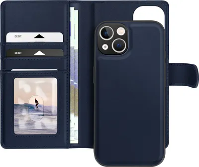Obrázok produktu pre Mayaxess, puzdro pre iPhone 13 s odnímateľnou škrupinou, tmavomodrá