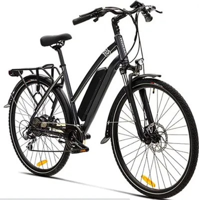 Produktbild von VecoCraft Athena 28 Zoll E-Bike Trekking Schwarz 13 Ah