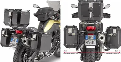 Obrázok produktu pre Kappa bočný nosič kufra Kappa Bmw F750/850Gs Adv 18-19