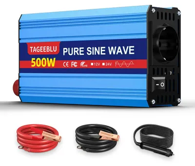 Productafbeelding van Zuivere sinusgolf omvormer 500 W 12 V tot 230 V