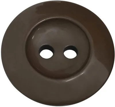 Immagine prodotto di Set di aghi da cucito in plastica di colore marrone, Ø 20x3 mm, confezione da 10, foro da 2 mm
