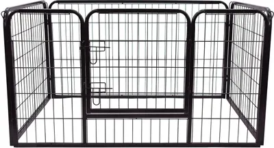 Produktbild von PawHut Welpenauslauf Welpenfreigehege Freigehege Laufstall Laufgitter Welpenzaun 70 x 80 cm
