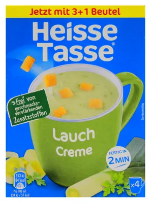 Produktbild von Heisse Tasse Lauch Creme, 9er Pack (9 x 74,4g)