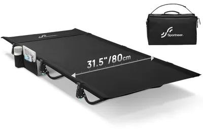 Productafbeelding van Veldbed klapbed - 80 cm breed - Aluminium - Tot 150 kg - Inklapbaar