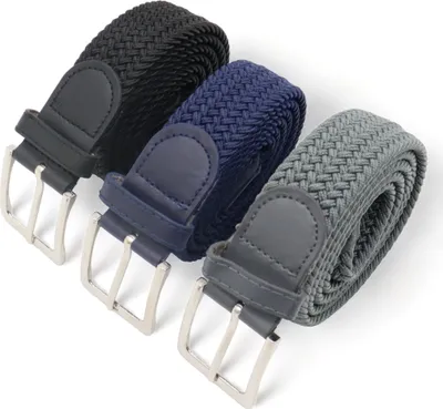 Produktbild von Safekeepers elastische Gürtel – elastischer Gürtel – Stretchgürtel – Gürtel Herren – Gürtel Damen – 3 Stück – schwarz; grau und weiß