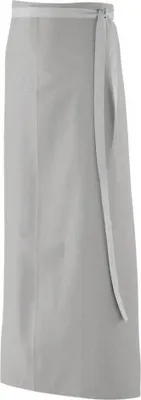 Produktbild von Bistroschürze B 100 x L 100 cm, silbergrau : silbergrau : 65% Polyester 35%Baumwolle 220 g/m²