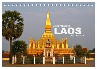 Produktbild von Volksrepublik Laos (Tischkalender 2027 DIN A5 quer), CALVENDO Monatskalender