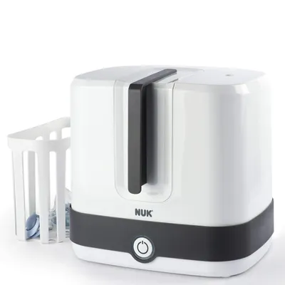 Produktbild von NUK Vario Express Dampfsterilisator Modular für bis zu 6 Babyflaschen weiß anthrazit