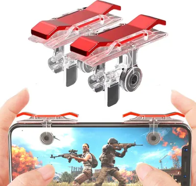 Produktbild von E9 1 Paar Mobiltelefon L1 R1 Fire Fire Button Aim Aim Gaming Trigger -Shooter für PUBG