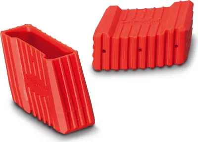 Produktbild von Euroline Premium Leiterfuß rot links 64x25mm Paar