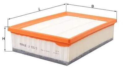 Zdjęcie produktu dla Filtr powietrza KNECHT LX 935/3