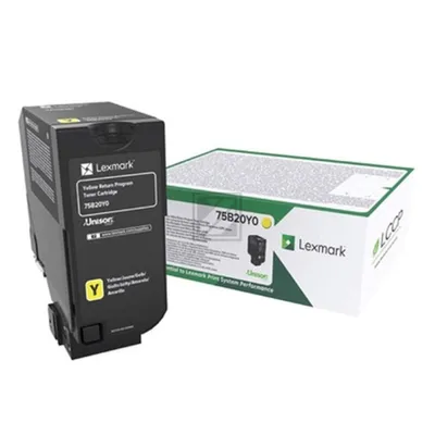 Produktbild von Lexmark 75B20Y0, 10000 Seiten, Gelb, 1 Stück(e)