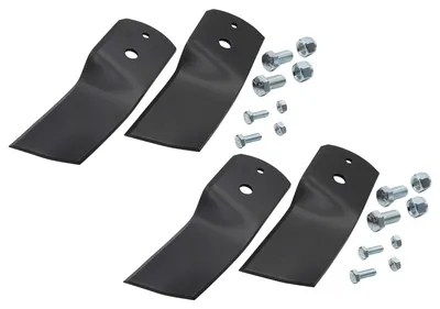 Produktbild von 4x Messer inkl. 8 Schrauben für Stiga Ready Park Villa 85 105 Combi 1134-6238-01