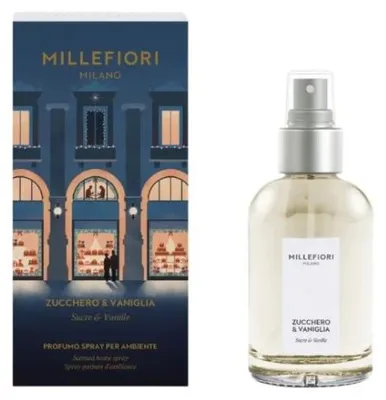 Productafbeelding van Kerstgeschenkset: Zucchero & Vaniglia geurkaars voor in huis, 100 ml, Millefiori Milano