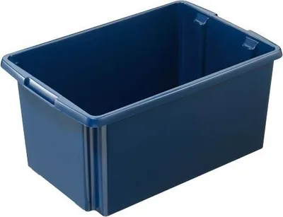 Produktbild von Sunware Drehstapel-Box Nesta 51 L blau 59,5 x 39,5 x 28 cm