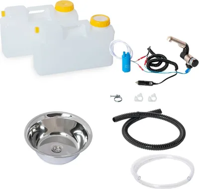 Immagine prodotto di kit lavello da campeggio 12V lavello Ford Transit VW Caddy 28cm T4