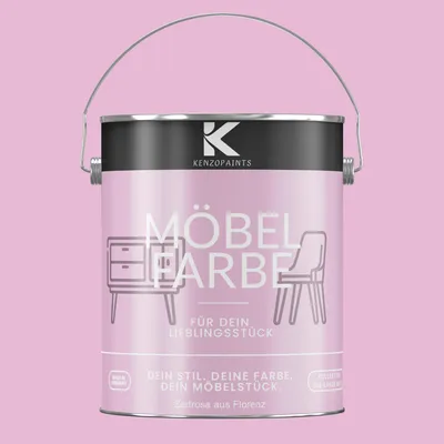 Produktbild von Kenzopaints 2,5Liter Möbelfarbe Möbellack - Zartrosa aus Florenz