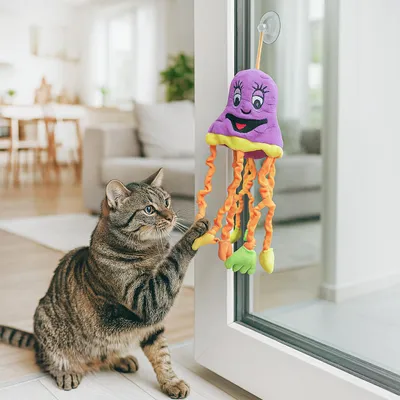 Produktbild von Katzenspielzeug Happy Krake mit sieben Armen