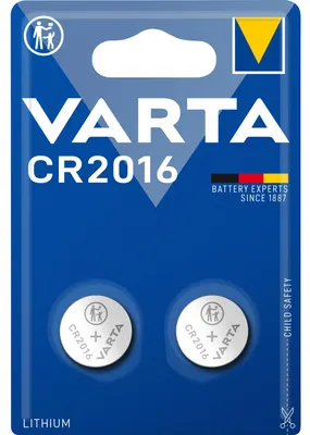 Zdjęcie produktu dla Varta 06016, Jednorazowa bateria, CR2016, Lit, 3 V, 2 szt., Metaliczny