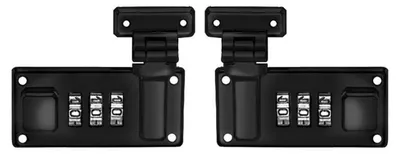 Produktbild von Aktentasche Haspen mit Zahlenschloss 2 Stück Schwarz 3-stellig 65x29mm