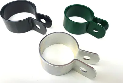 Produktbild von 10 Endschellen 48mm für Zaunstreben und Pfosten verzinkt