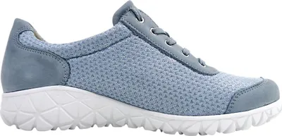 Imagen del producto de Zapatos deportivos para mujer Waldläufer Havy, tipo cordones, color azul, para uso diario