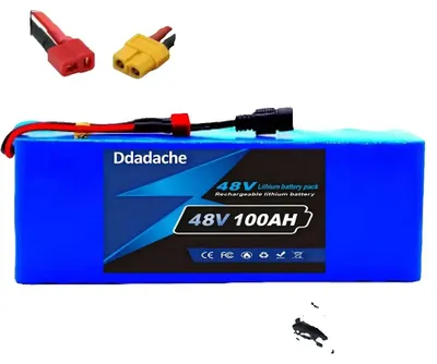 Produktbild von Lithium-Ionen-Powerpack, 48V 100Ah, kompatibel mit E-Bikes und persönlichen Transportern, XT60 T 54.6V Char