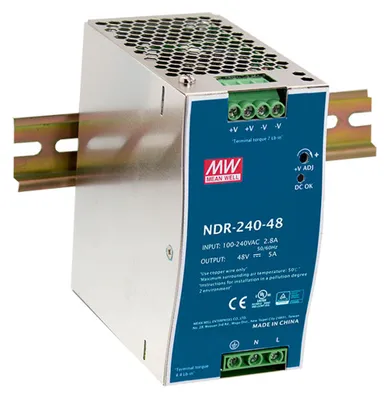 Image de Level One POW-4851 LevelOne ind. Netzteil POW-4851 48VDC 240W DIN-Schiene