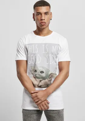 Produktbild von Merchcode T-Shirt Baby Yoda Good Side Tee Black-XS